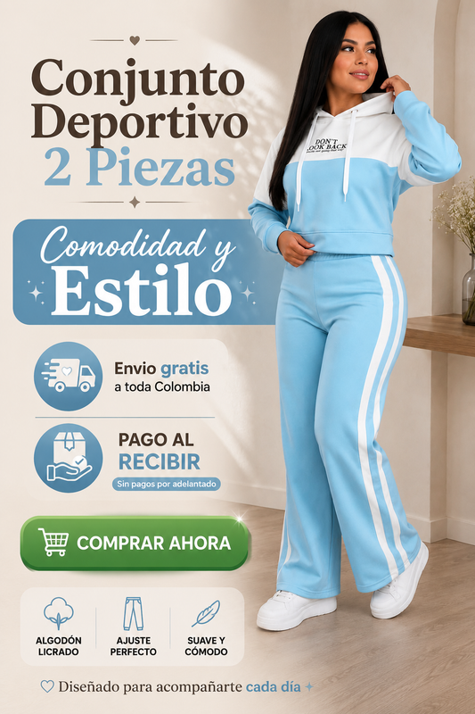 Conjunto Deportivo | 2 Piezas | Comodidad y Estilo