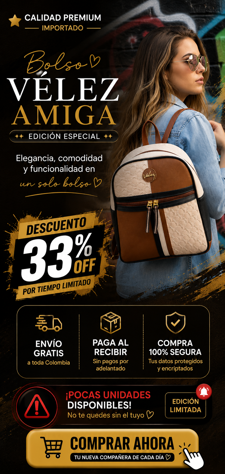 Bolso Elegance Premium | Amplio, Moderno y Sofisticado